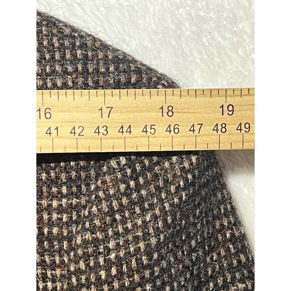 Harris Tweed 38R Brown Multi-Color Scottish Wool Sport Coat Blazer Unconstructed - Picture 11 of 15